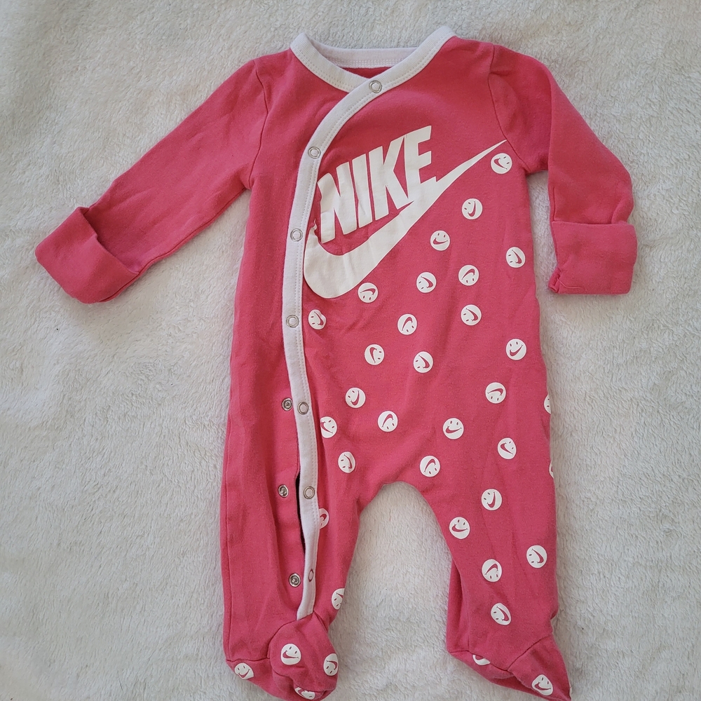 Nike Pink Smiley Kids One Piece